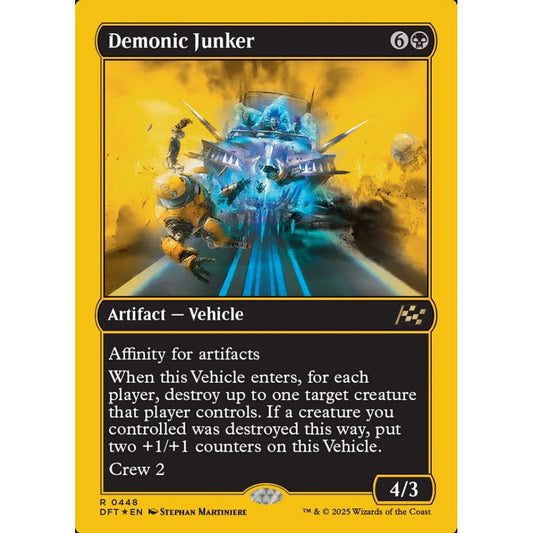 Demonic Junker, 448, rare, Magic: The Gathering, Aetherdrift
