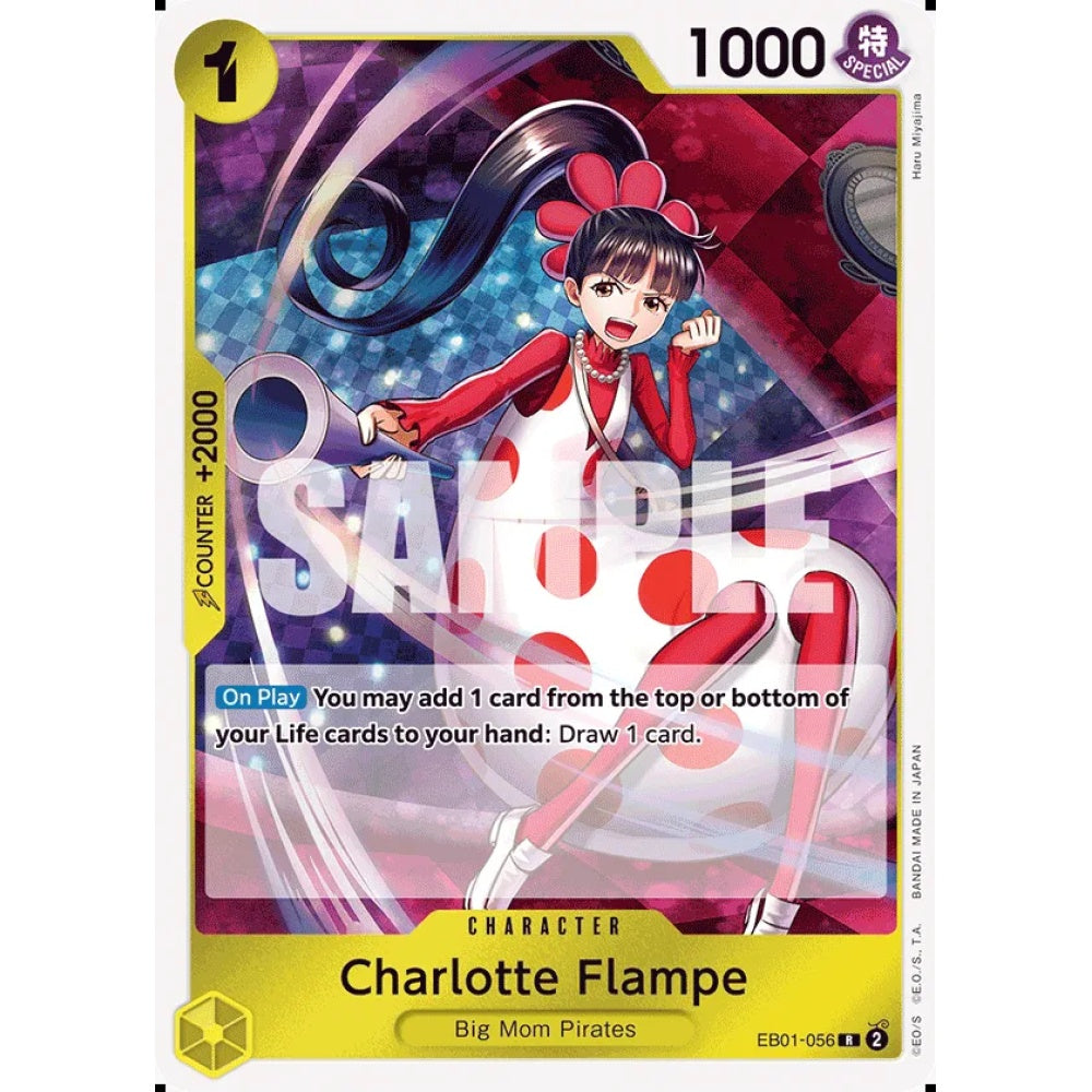Charlotte Flampe, EB01-056, Rare, One Piece, Memorial Collection