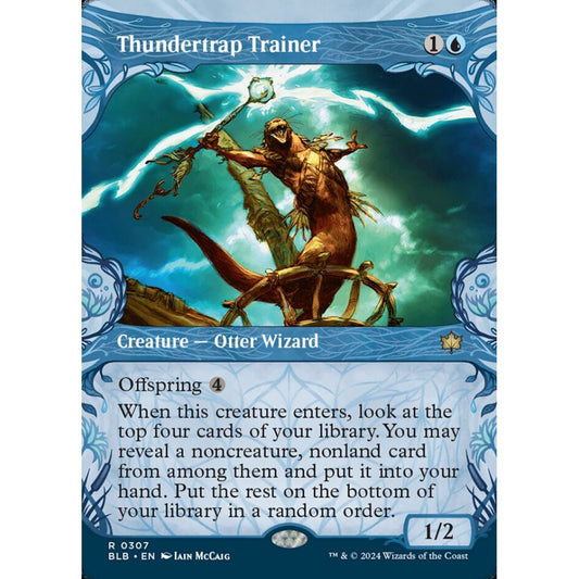 Thundertrap Trainer, 307, rare, Magic: The Gathering, Bloomburrow