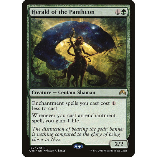 Herald of the Pantheon rare 180 Magic the Gathering Magic Origins