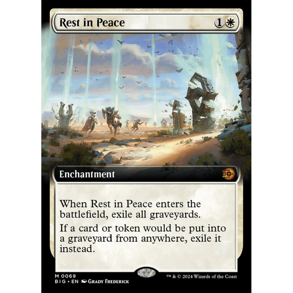 Rest in Peace, 69, mythic, Magic: The Gathering, Outlaws of Thunder Junction