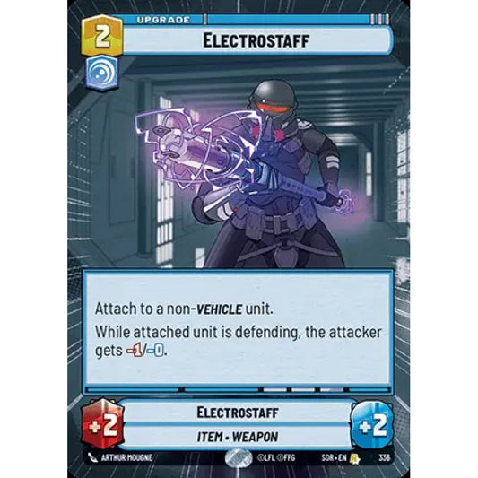 Electrostaff, 336, R, Star Wars Unlimited, Sparks Of Rebellion