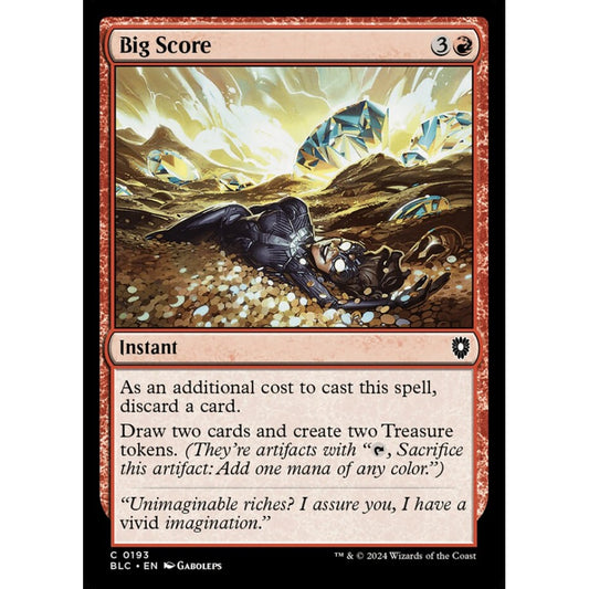 Big Score, 193, common, Magic: The Gathering, Bloomburrow