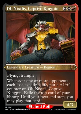 Ob Nixilis, Captive Kingpin (V.2) - March of the Machine: The Aftermath: Extras (Mythic) [XMAT-141]