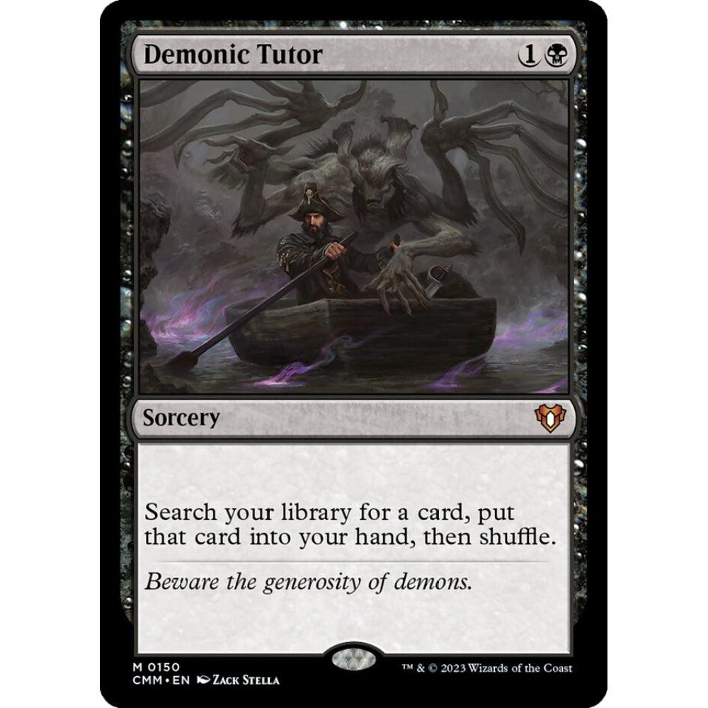 Demonic Tutor mythic 150 Magic the Gathering Commander Masters
