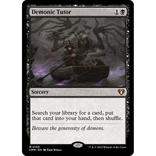 Demonic Tutor mythic 150 Magic the Gathering Commander Masters