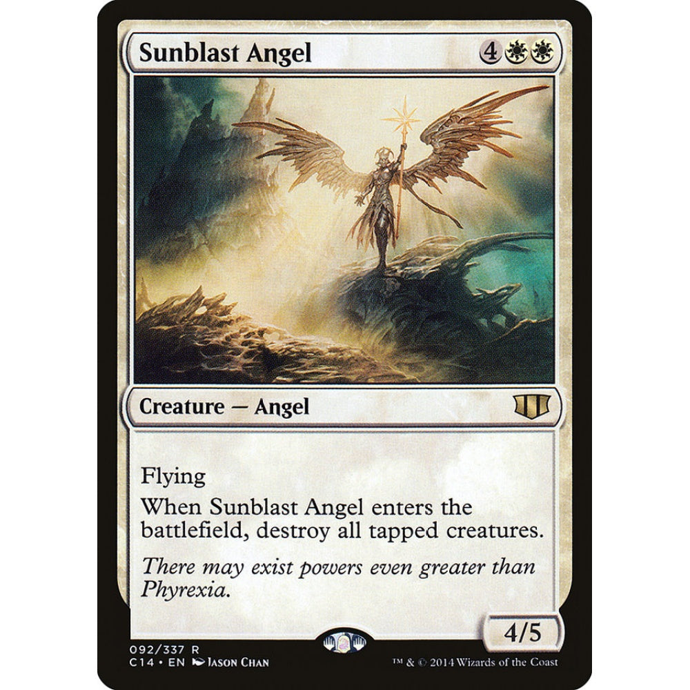 Sunblast Angel rare 92 Magic the Gathering Commander 2014