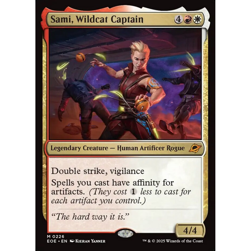Sami, Wildcat Captain mythic 226 Magic the Gathering Edge of Eternities