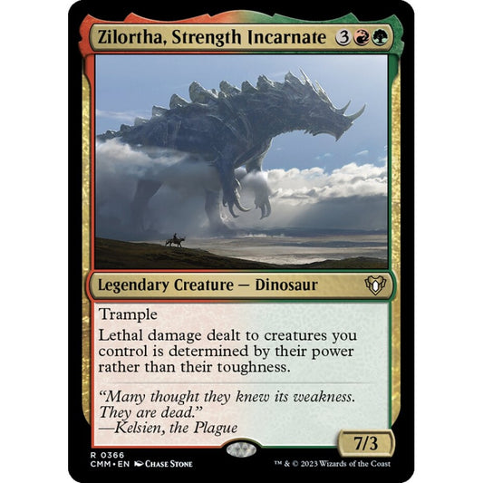Zilortha, Strength Incarnate rare 366 Magic the Gathering Commander Masters