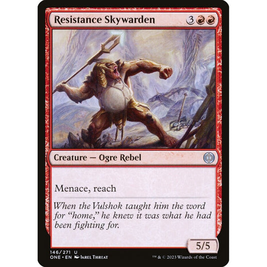 Resistance Skywarden, uncommon, 146, Magic the Gathering, Phyrexia: All Will Be One