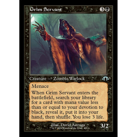 Grim Servant, 409, uncommon, Magic: The Gathering, Modern Horizons 3