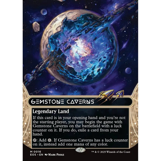 Gemstone Caverns mythic 16 Magic the Gathering Edge of Eternities: Stellar Sights