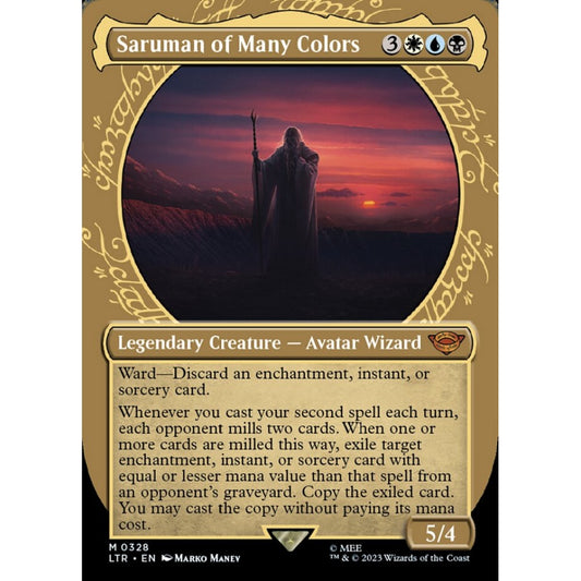 Saruman of Many Colors, mythic, 328, Magic the Gathering, The Lord of the Rings: Tales of Middle-earth
