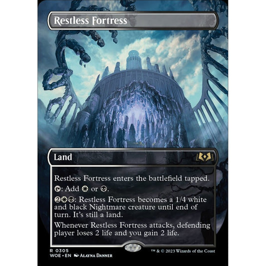 Restless Fortress, rare, 305, Magic the Gathering, Wilds of Eldraine