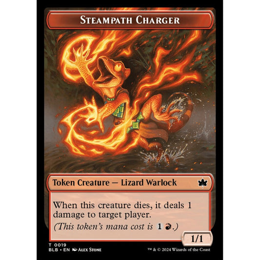 Steampath Charger, 19, common, Magic: The Gathering, Bloomburrow