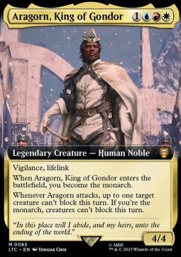 Aragorn, King of Gondor - Commander: The Lord of the Rings: Tales of Middle-earth: Extras (Mythic) [XLTC-85]