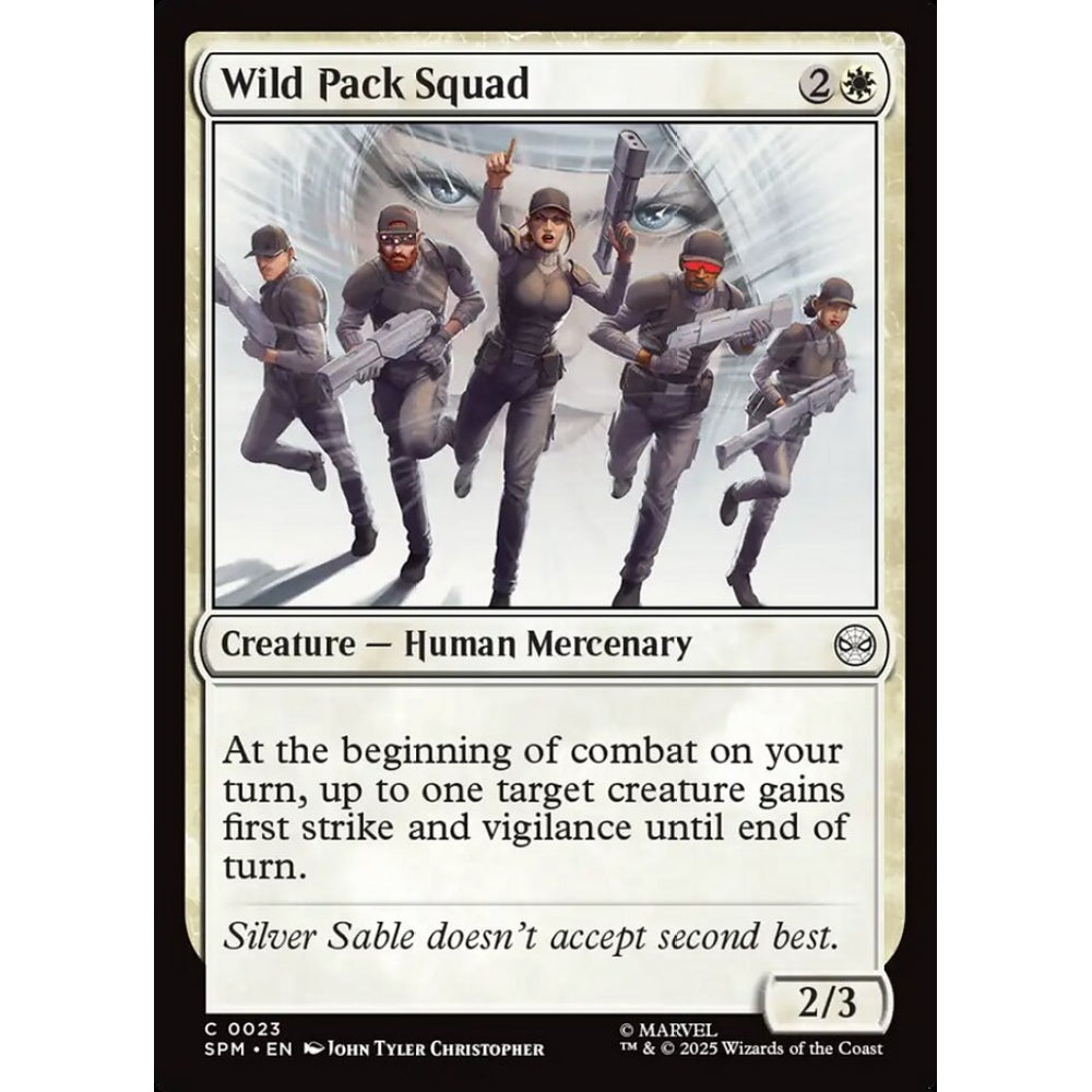 Wild Pack Squad common 23 Magic the Gathering Marvel's Spider-Man