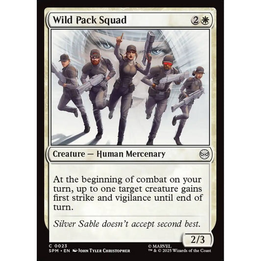 Wild Pack Squad common 23 Magic the Gathering Marvel's Spider-Man