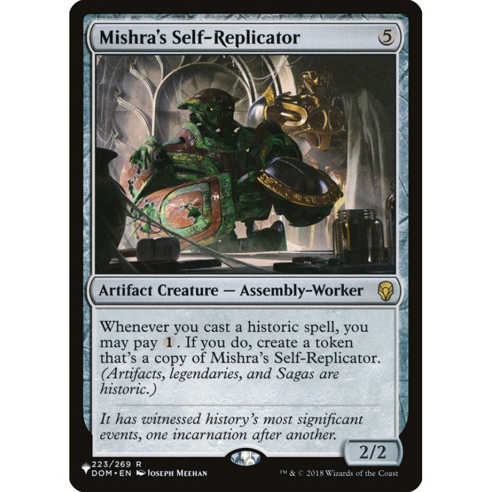 Mishra's Self-Replicator rare DOM-223 Magic the Gathering The List