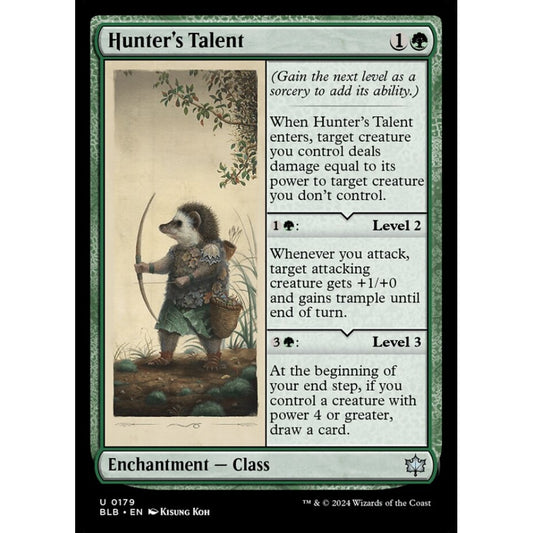Hunter's Talent, 179, uncommon, Magic: The Gathering, Bloomburrow