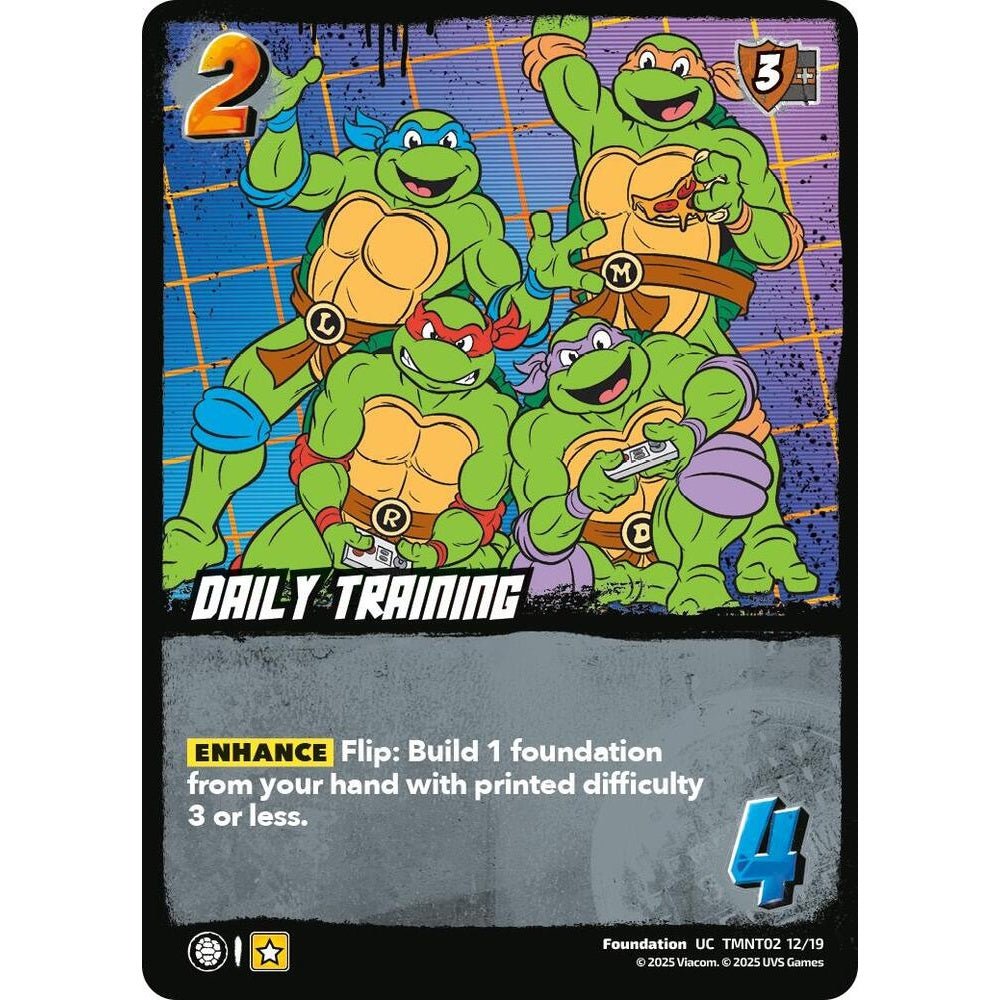 Daily Training 12/19 TMNT02 Universus Teenage Mutant Ninja Turtles Starter Deck Foundation UC