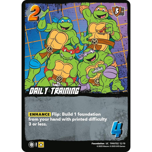 Daily Training 12/19 TMNT02 Universus Teenage Mutant Ninja Turtles Starter Deck Foundation UC
