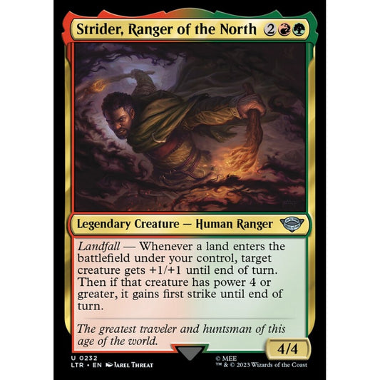 Strider, Ranger of the North, uncommon, 232, Magic the Gathering, The Lord of the Rings: Tales of Middle-earth
