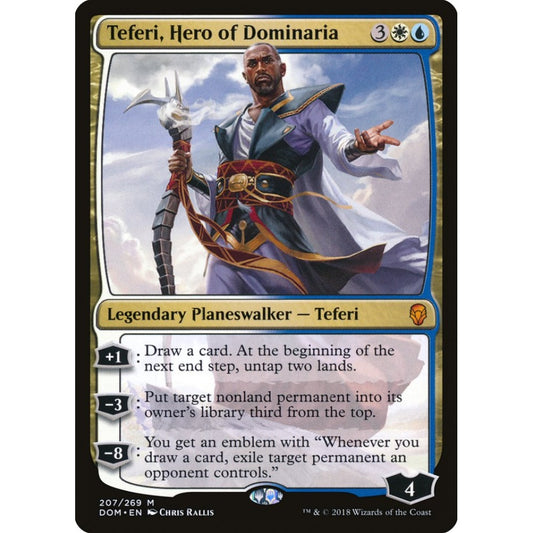Teferi, Hero of Dominaria mythic 207 Magic the Gathering Dominaria
