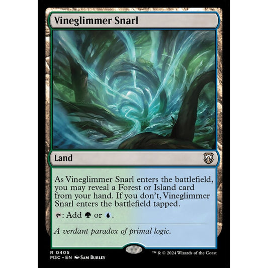 Vineglimmer Snarl, 405, rare, Magic: The Gathering, Modern Horizons 3