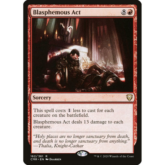Blasphemous Act rare 162 Magic the Gathering Commander Legends