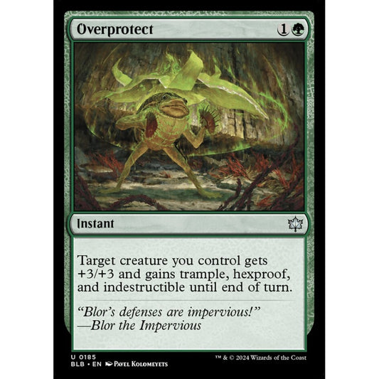 Overprotect, 185, uncommon, Magic: The Gathering, Bloomburrow
