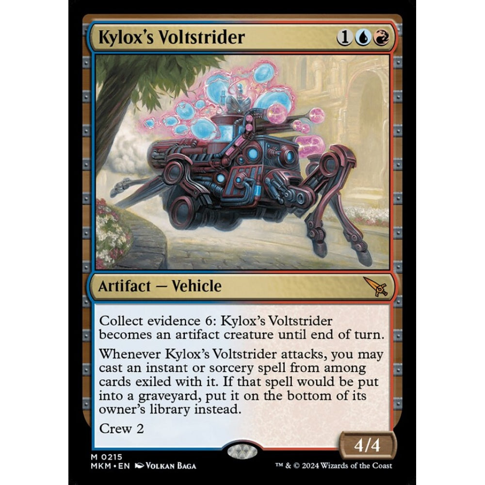 Kylox's Voltstrider mythic 215 Magic the Gathering Murders at Karlov Manor