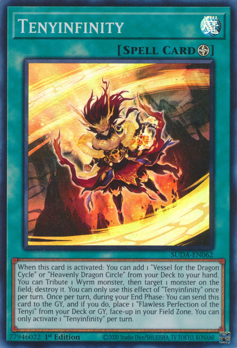 Tenyinfinity SUDA-EN062 Super Super Rare Yu-Gi-Oh Supreme Darkness in Art