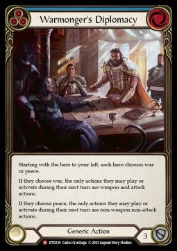 Warmonger's Diplomacy (Rainbow Foil) - Dusk till Dawn (Majestic) [DTD-230]