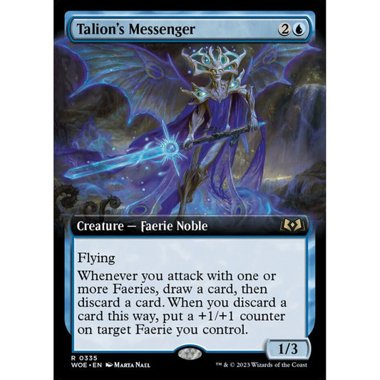 Talion's Messenger, rare, 335, Magic the Gathering, Wilds of Eldraine