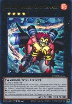 Battlin' Boxer King Dempsey - Legendary Duelists: Soulburning Volcano (Ultra Rare) [LD10-036]