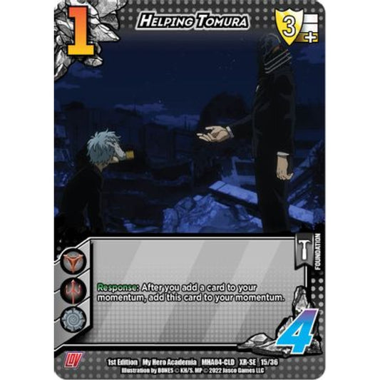 Helping Tomura, 15/36, XR-SE, UniVersus, MHA04 League of Villains