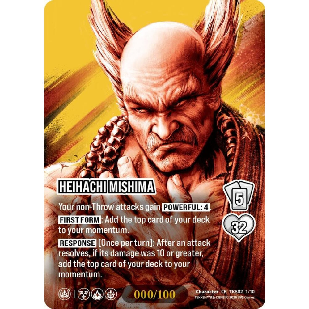 Heihachi Mishima 1/10 TK802 Universus Tekken 8 Character CHROME