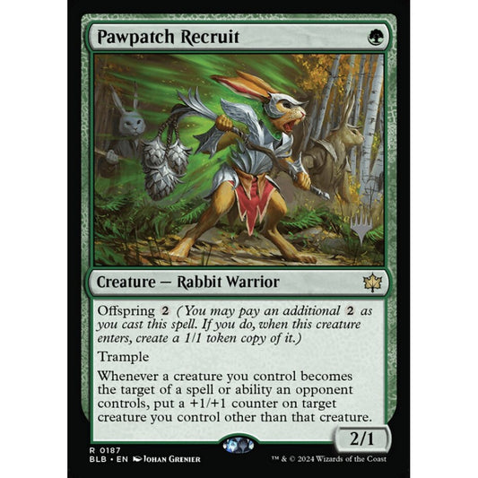 Pawpatch Recruit (R 187p PBLB)