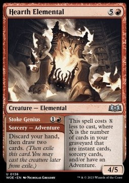Hearth Elemental // Stoke Genius