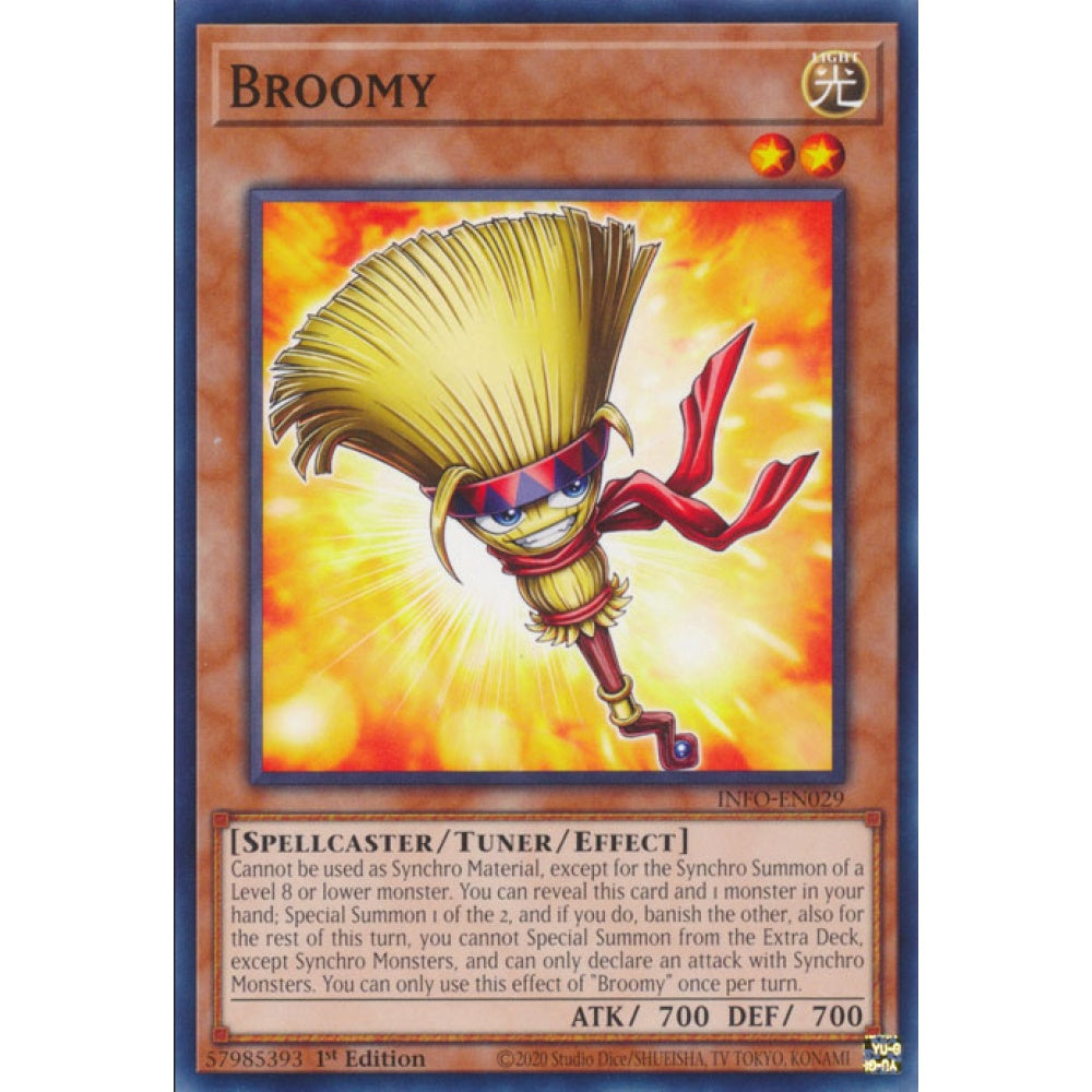 Broomy, INFO-EN029, Common, Yu-Gi-Oh!, The Infinite Forbidden
