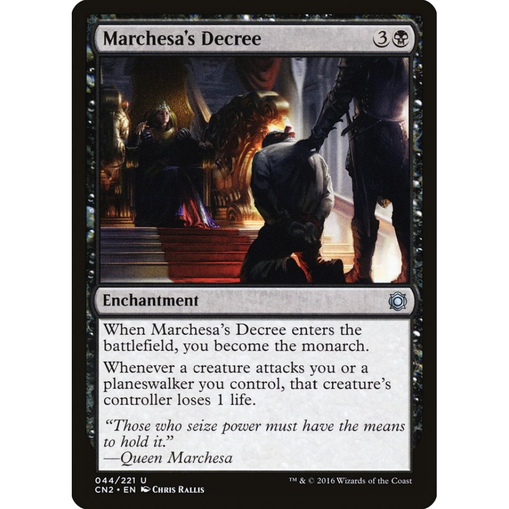 Marchesa's Decree uncommon 44 Magic the Gathering Conspiracy: Take the Crown
