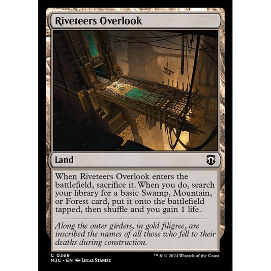 Riveteers Overlook, 369, common, Magic: The Gathering, Modern Horizons 3