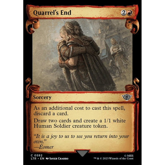 Quarrel's End, common, 592, Magic the Gathering, The Lord of the Rings: Tales of Middle-earth