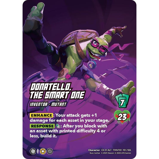 Donatello, the Smart One 191/186 TMNT01 Universus Teenage Mutant Ninja Turtles Character CH-R-ALT