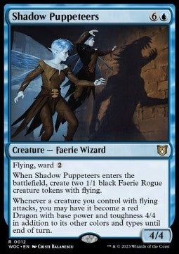 Shadow Puppeteers - Commander: Wilds of Eldraine (Rare) [WOC-12]