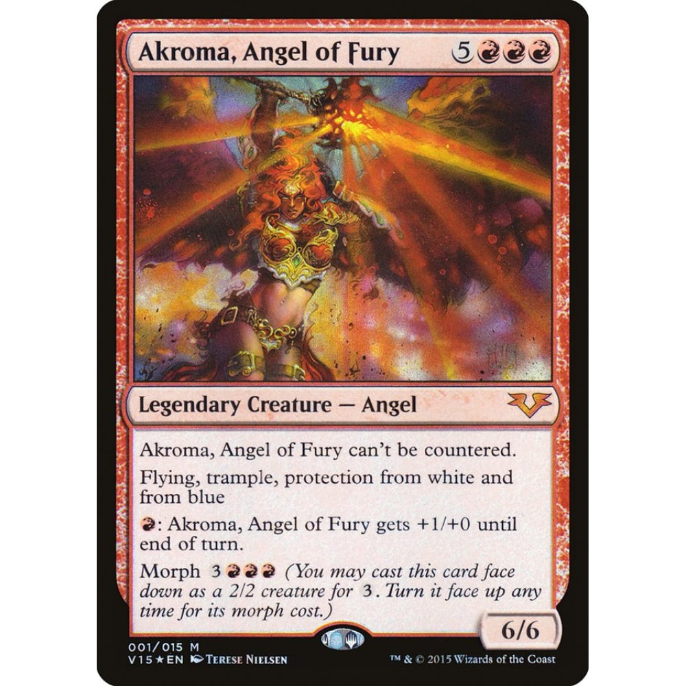Akroma, Angel of Fury mythic 1 Magic the Gathering From the Vault: Angels