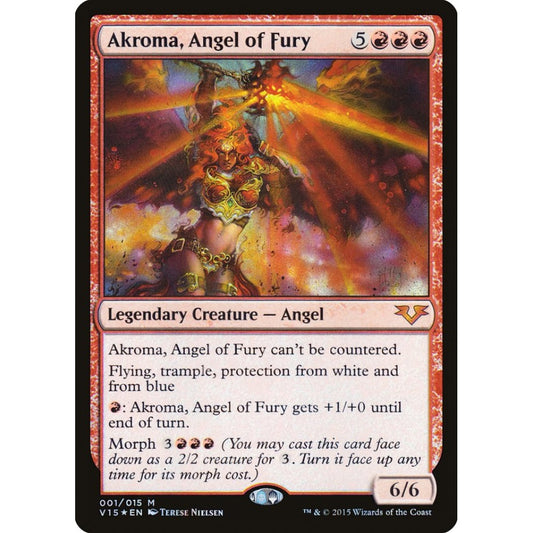 Akroma, Angel of Fury mythic 1 Magic the Gathering From the Vault: Angels