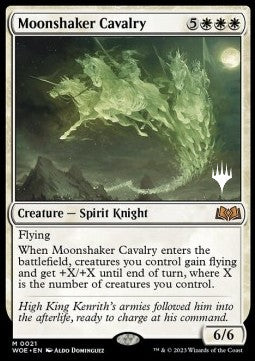 Moonshaker Cavalry (V.2) - Wilds of Eldraine: Promos (Mythic) [PWOE-21]