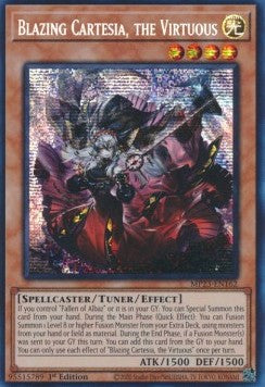 Blazing Cartesia, the Virtuous - 25th Anniversary Tin: Dueling Heroes Mega Pack (Secret Rare) [MP23-162]